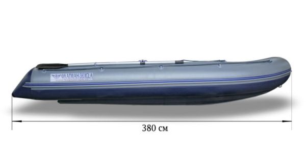 Лодка ПВХ Флагман 380 IGLA НДНД надувная под мотор