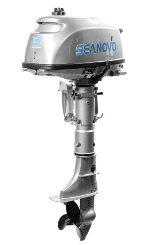 Лодочный мотор Seanovo SN5FHS без бака (5 л.с., 2 такта)